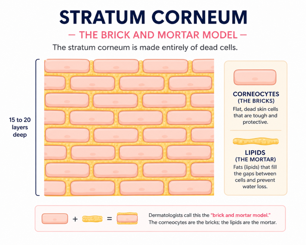 brick and mortal model of stratum corneum